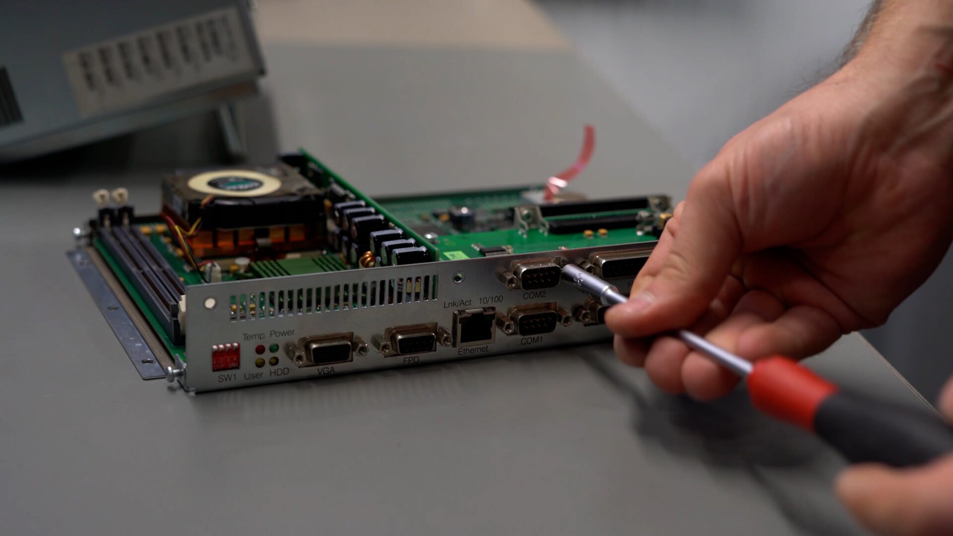 Industrial computer on service at Neethsel HK