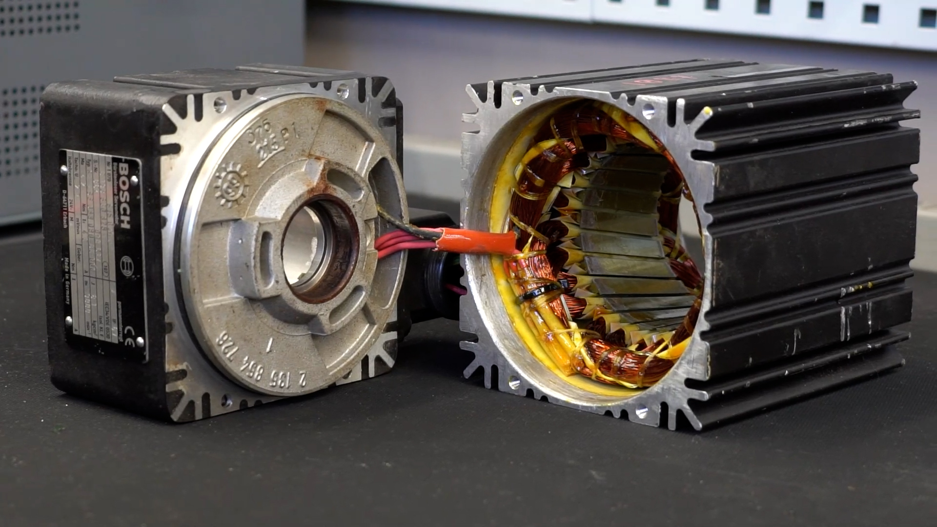 Servo motor repair at Neethsel HK