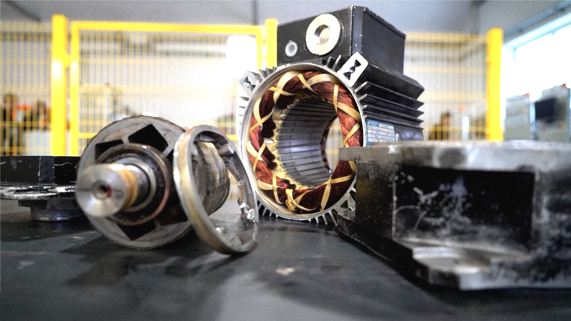 Baumuller engine service at Neethsel HK.